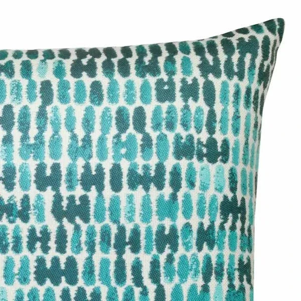 Elaine Smith Thumbprint Aruba 20" Square Pillow Throw Pillows 12041442