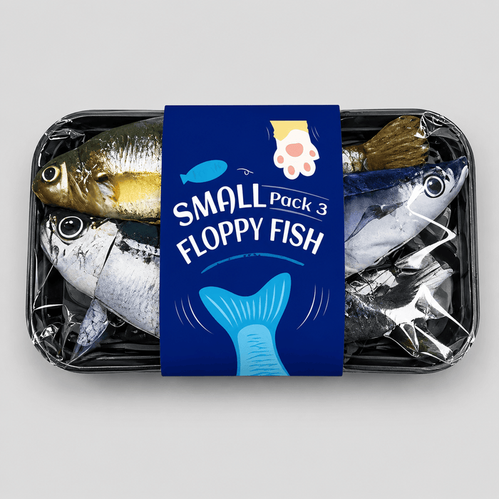 Electric Realistic Flopping Fish Cat Toys – 3 Pack