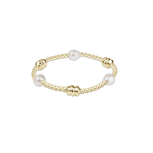 Enewton - Admire Gold & Admire Pearl 3mm Gold Bracelet - Findlay Rowe Designs