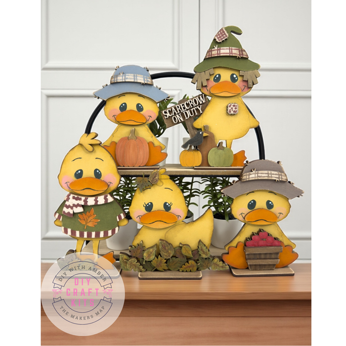Fall Ducks Sitter Set DIY Kit
