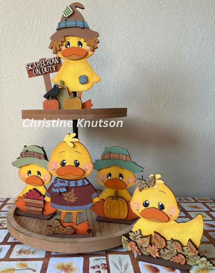 Fall Ducks Sitter Set DIY Kit