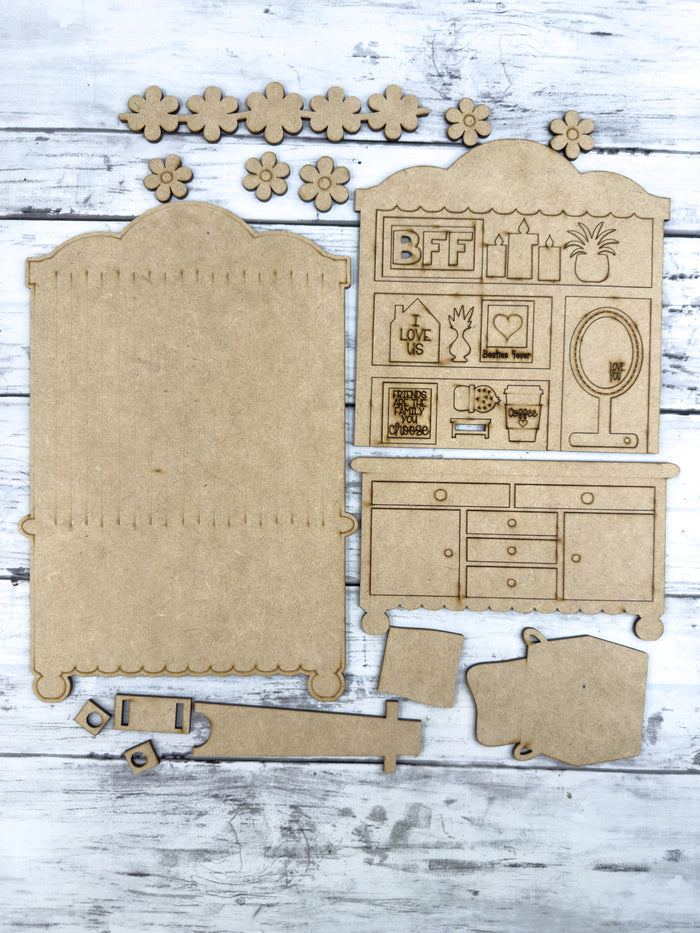 Fancy Mini Best Friends Hutch DIY Craft Kit