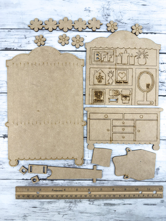 Fancy Mini Best Friends Hutch DIY Craft Kit