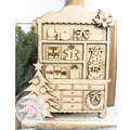 Fancy Mini Gnome Christmas Tree Hutch DIY Craft Kit