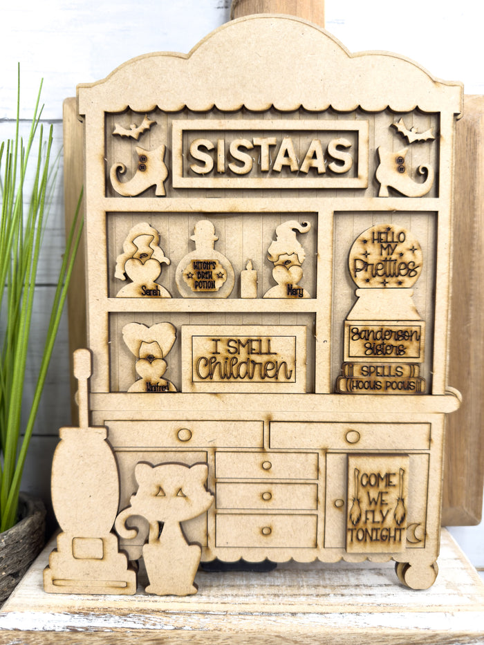 Fancy Mini Hocus Pocus Hutch DIY Craft Kit
