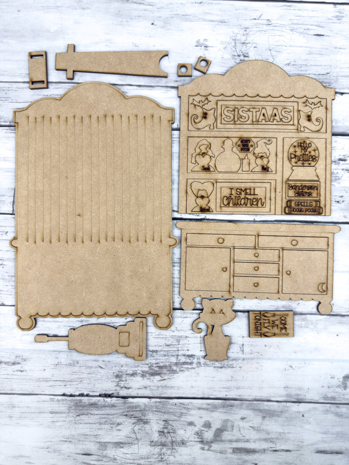 Fancy Mini Hocus Pocus Hutch DIY Craft Kit
