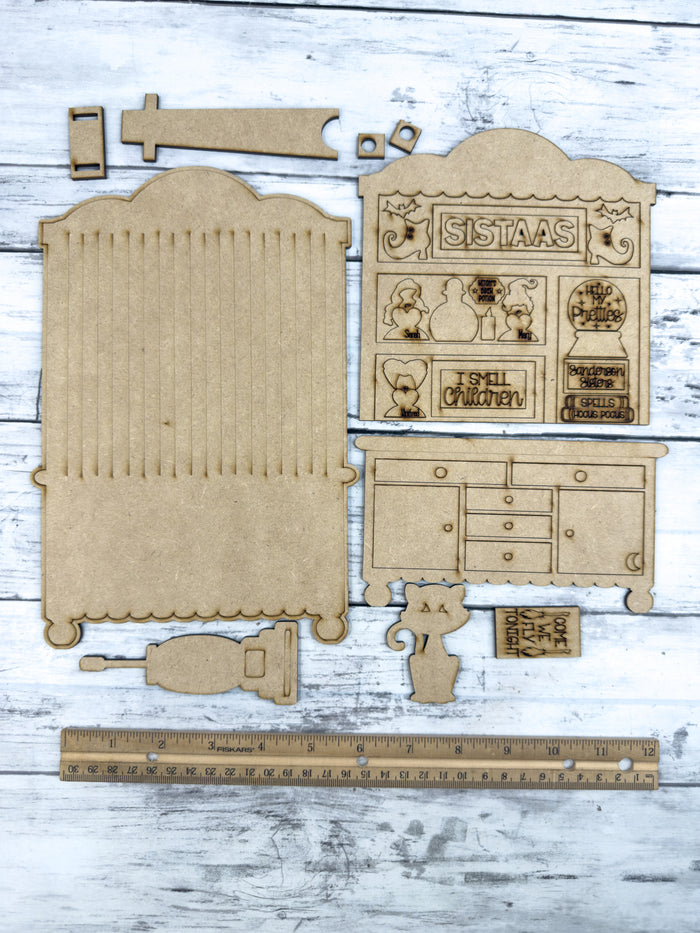 Fancy Mini Hocus Pocus Hutch DIY Craft Kit