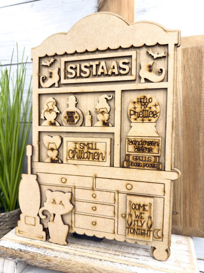 Fancy Mini Hocus Pocus Hutch DIY Craft Kit