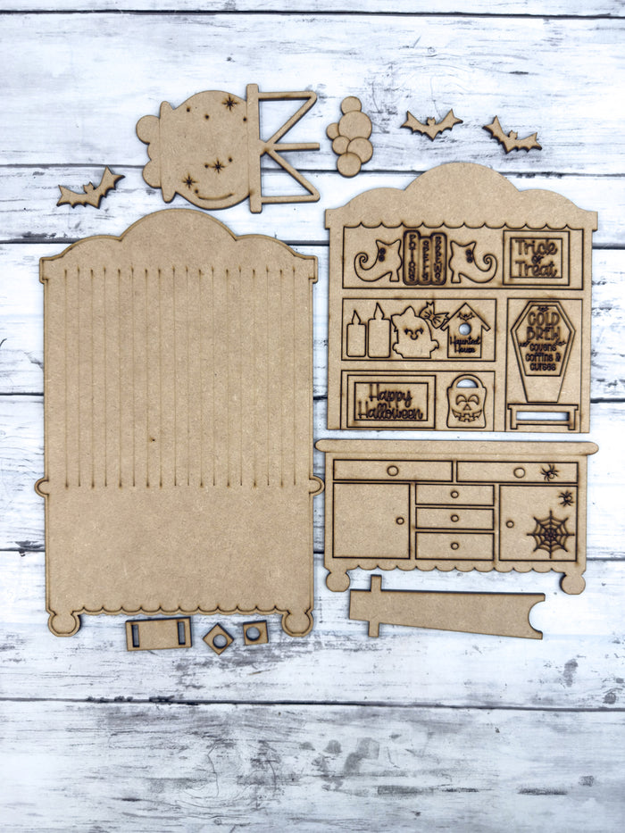Fancy Mini Spooky Hutch DIY Craft Kit