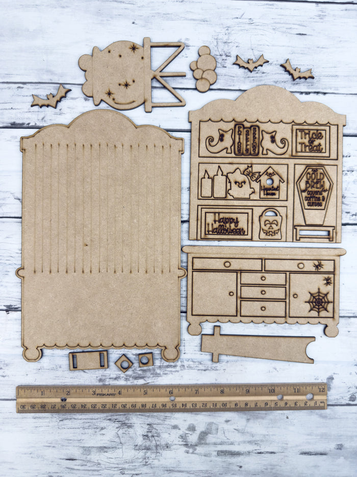 Fancy Mini Spooky Hutch DIY Craft Kit