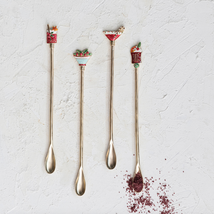 Festive Sip Cocktail Spoon – 4 Different Styles