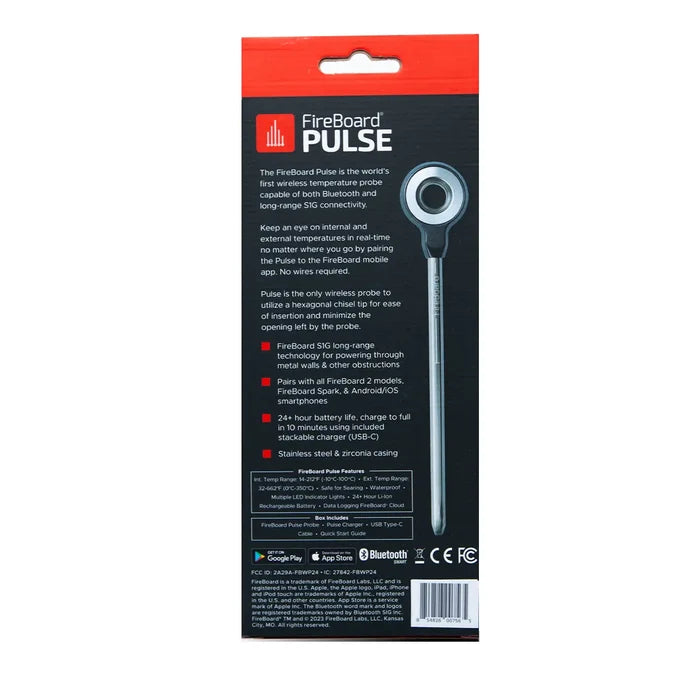 Fireboard Pulse Wireless Meat Thermometer Outdoor Grill Accessories