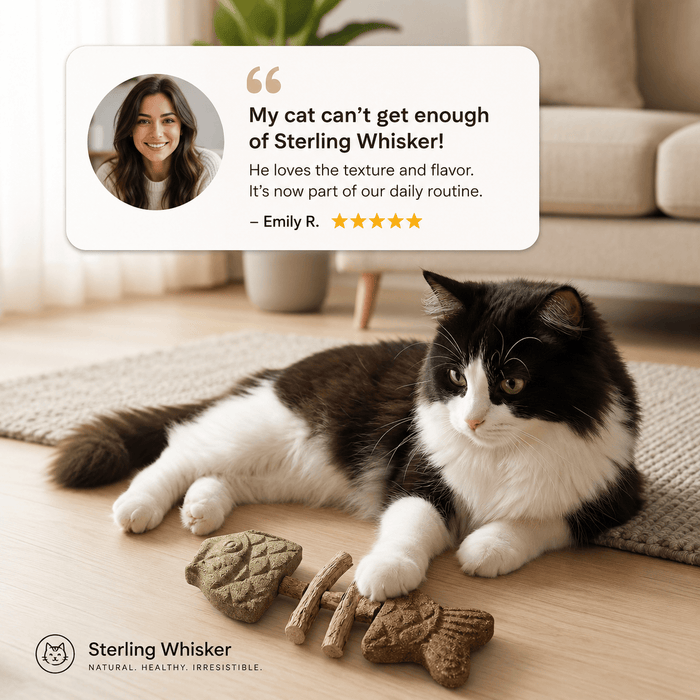 Fish Bone Cat Dental Chew Toy