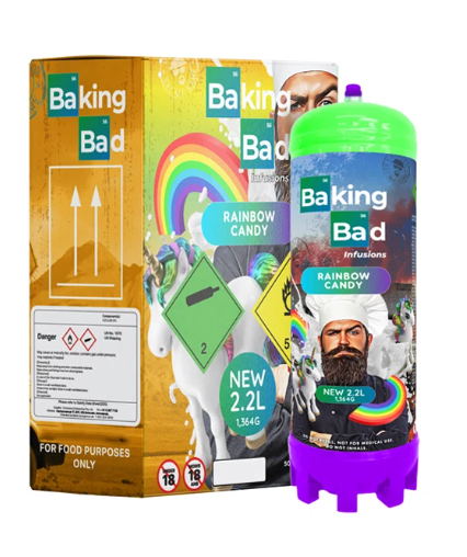 Flavored Baking Bad Infusion 2.2 Liters Cream Charger - 2 Pack