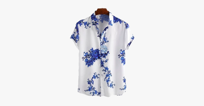 Floral White Shirt