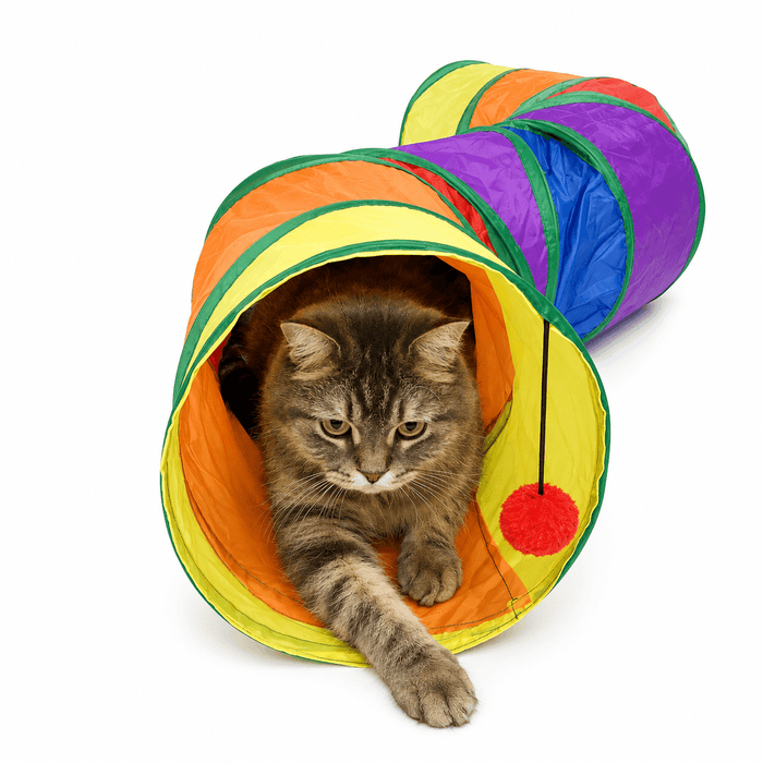 Foldable Cat Tunnel – Interactive Hide &amp; Play Toy Fursera
