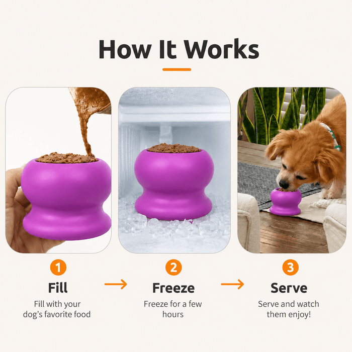 Frozen Fillable Dog Chew Toy Fursera