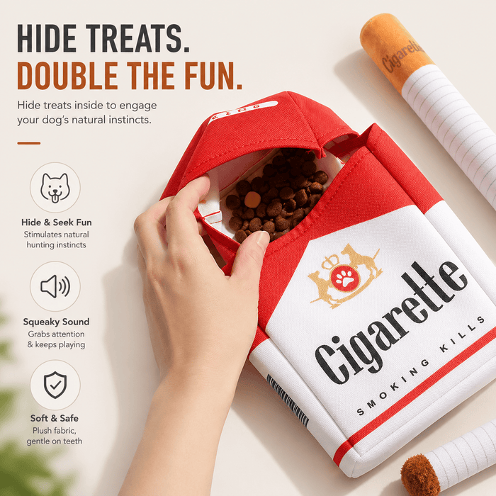 Funny Cigarette-Shaped Dog Toy