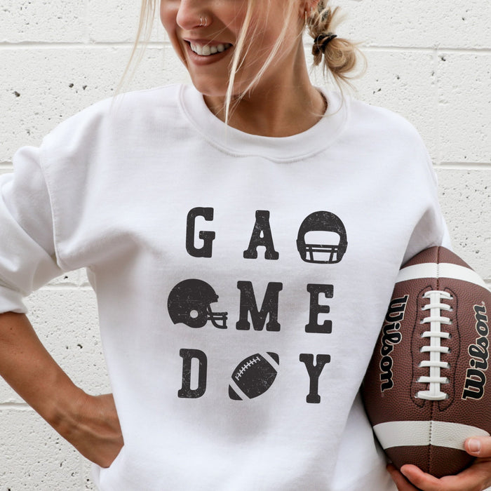 Game Day Football Crewneck Sweatshirt - Trendznmore