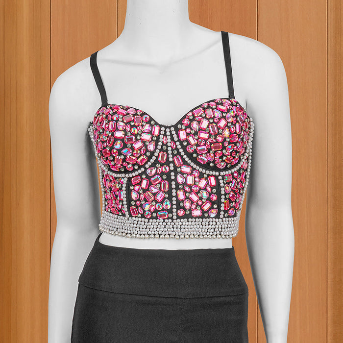 Gemstone Corset Bustier Top