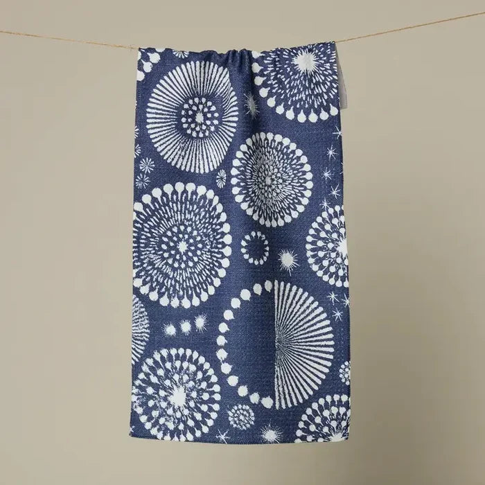 Geometry Bar Towel -Freedom Sparks Navy