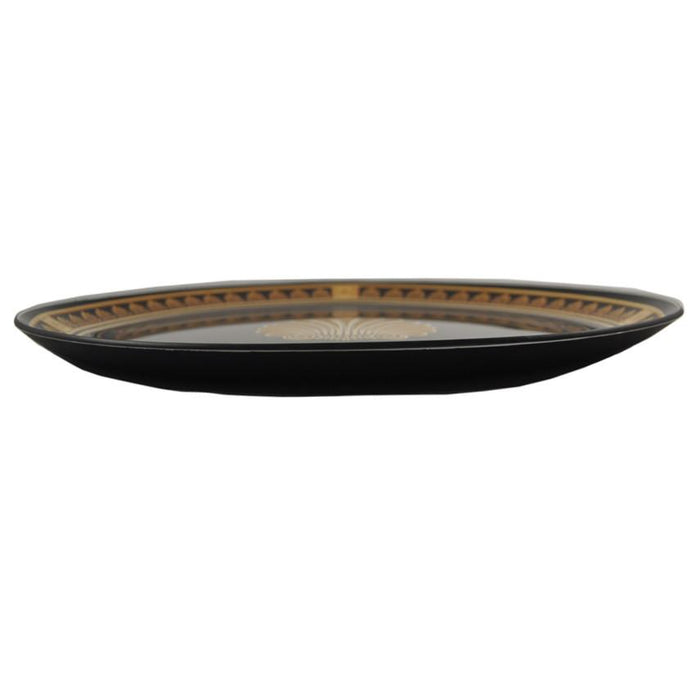Vintage G. Briard Black & Gold Seashell Tray, The Hour