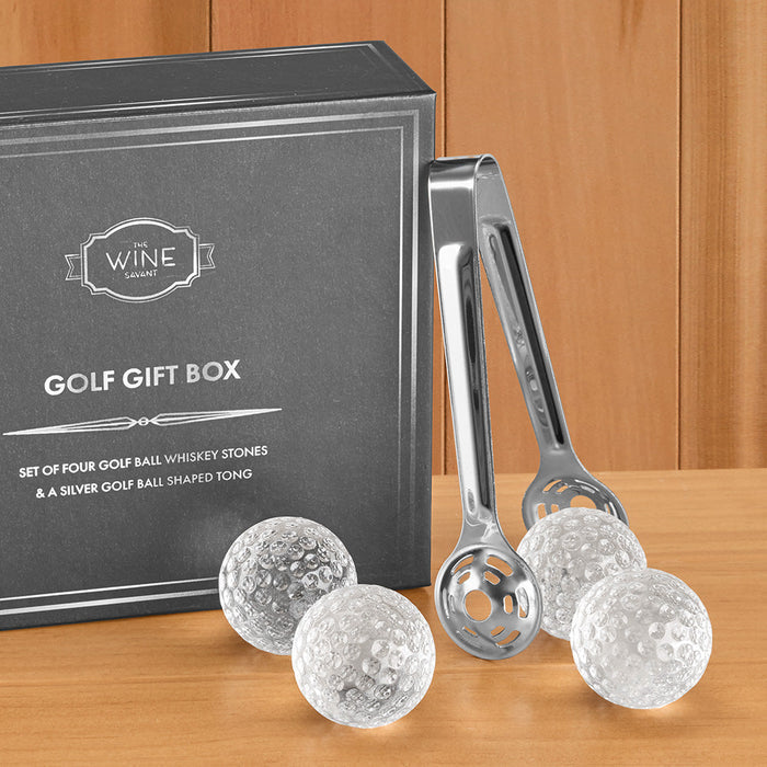 Golf Ball Whiskey Chillers Set