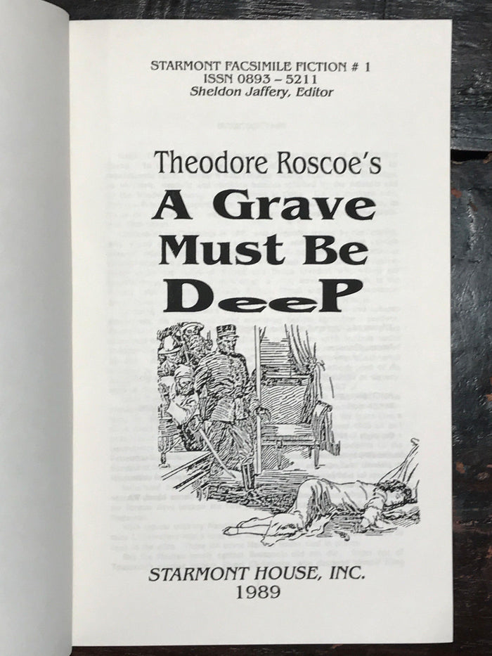 GRAVE MUST BE DEEP: CHILLING MYSTERY OF HAITIAN BLACK MAGIC Theodore Roscoe 1989