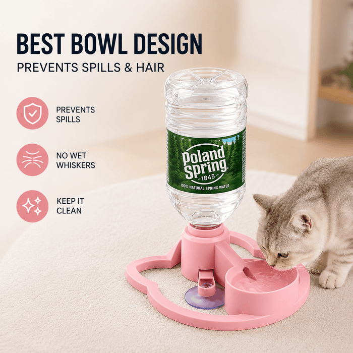 Gravity Pet Water Dispenser— No Electricity Required