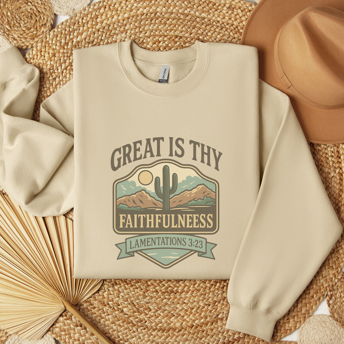 Great is thy Faithfulness Crewneck Sweatshirt