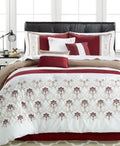 Hallmart Collectibles Sherwood 7-Pc. Embroidered Full Comforter Set