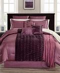 Hallmart Collectibles, Swinton 14-Pc Comforter Set, Medium Purple