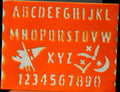 Halloween Image Icons, Letters & Numbers Stencil - SCRAPBOOKFARE