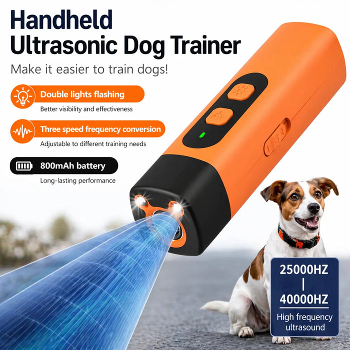 Handheld Ultrasonic Dog Trainer – Stop Barking Anytime, Anywhere