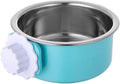 Hanging Dog & Cat Bowl – Stainless Steel Cage Feeding Bowl