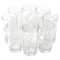 Vintage Hazel Atlas White Leaping Gazelle Collins Glasses | The Hour Shop