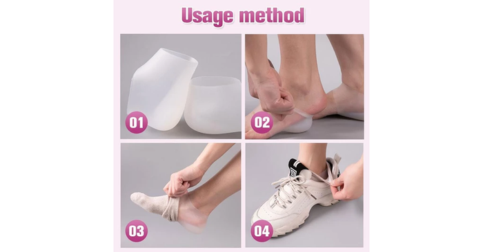 Height Increased Transparent Insoles
