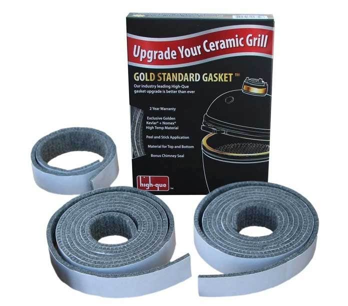 High-Que Gold Standard Gasket Upgrade Kit for Mini, Small, and Medium Big Green Egg Outdoor Grill Replacement Parts 12011483