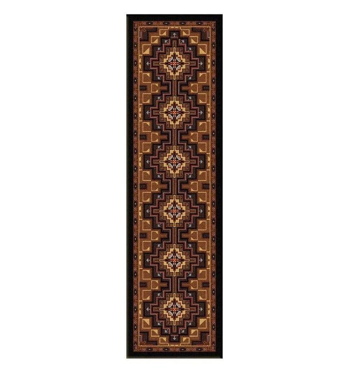 Modern Southwestern High Rez Earth Floor Runner made in the USA - Your Western Decor