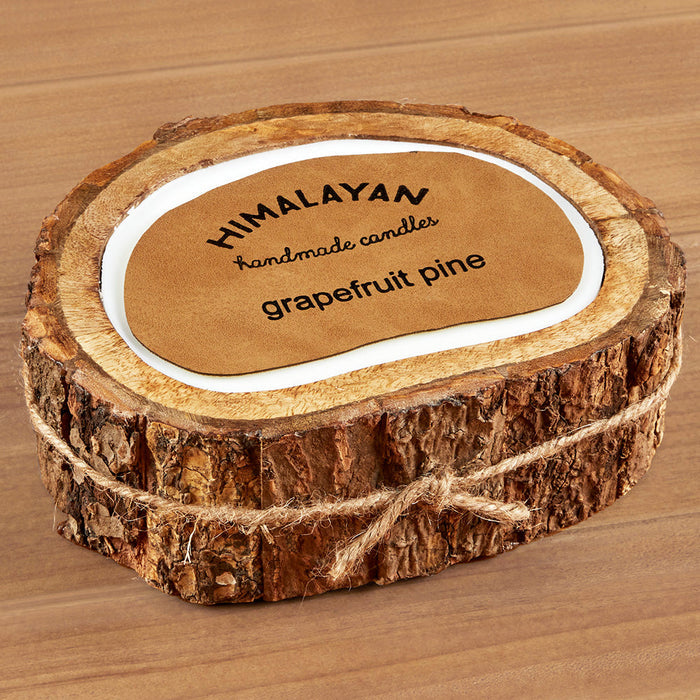 Himalayan Trading Post Irregular Tree Bark Candle