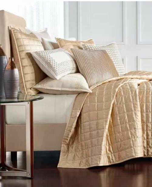 Hotel Collection Mosaic Grid Full/Queen Coverlet