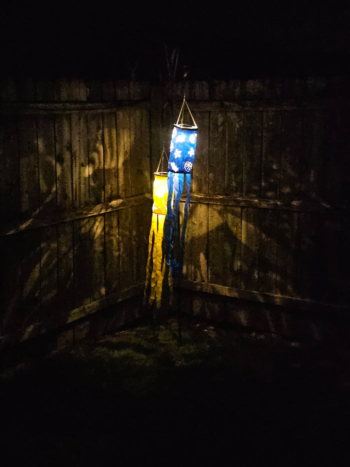 Hummingbird Tyvek Solar Powered Sublimated Windsock