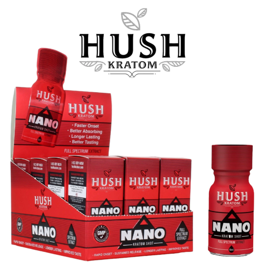 Hush Kratom NANO - Full Spectrum Kratom Extract 12 CT