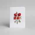 Rose Bunch Watercolor Greeting Card