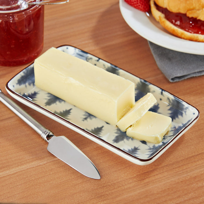Indigo Porcelain Serving Tray