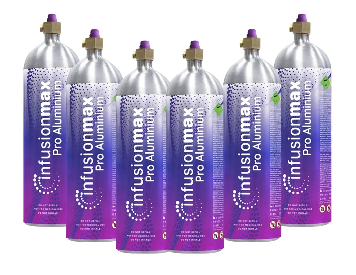 Infusionmax Pro Aluminum 680g Large Capacity Cream ChargerCanister (6ct)