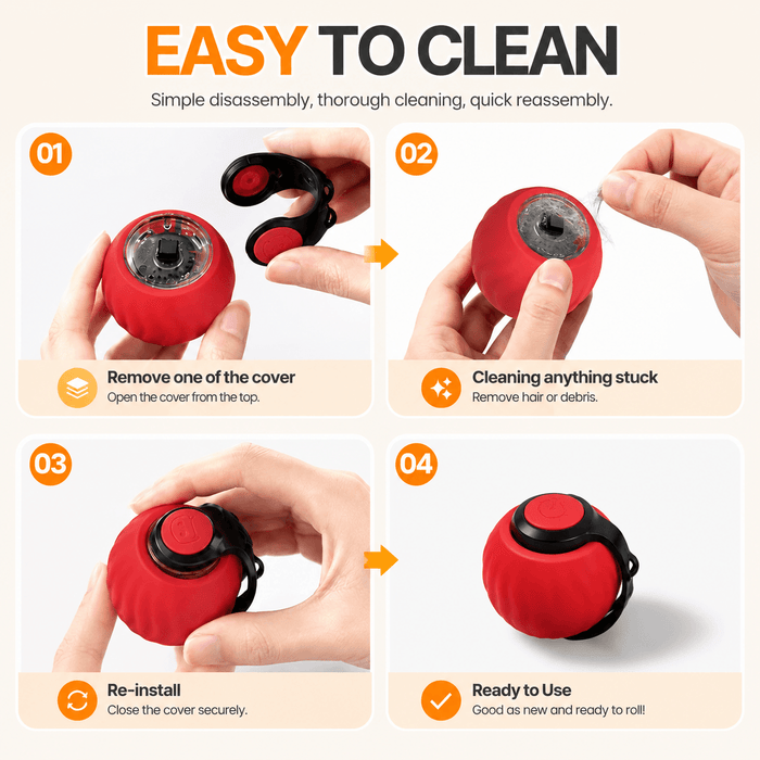 Interactive Automatic Cat Toy with Bird Sounds & 3 Speed Modes Fursera