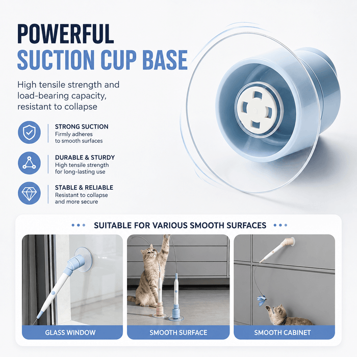 Interactive Butterfly Cat Toy – Automatic 360° Rechargeable Self-Play Teaser Fursera
