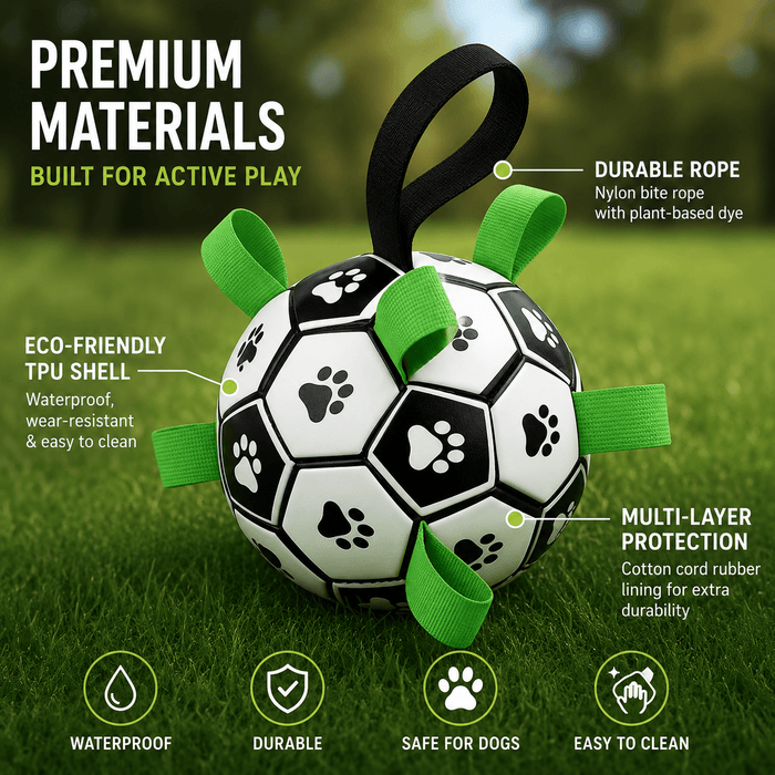 Interactive Dog Soccer Ball – Built for Active Outdoor Fun
