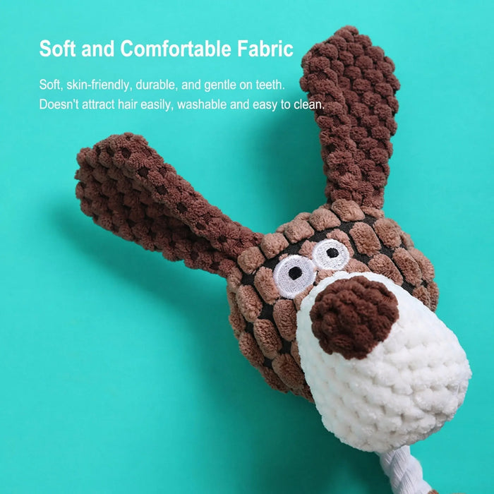 Interactive Dog Toy – Durable Squeaky Chew for Aggressive Dogs